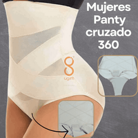 MUJER Panty  Cruzado 360 (Con Gafetes)